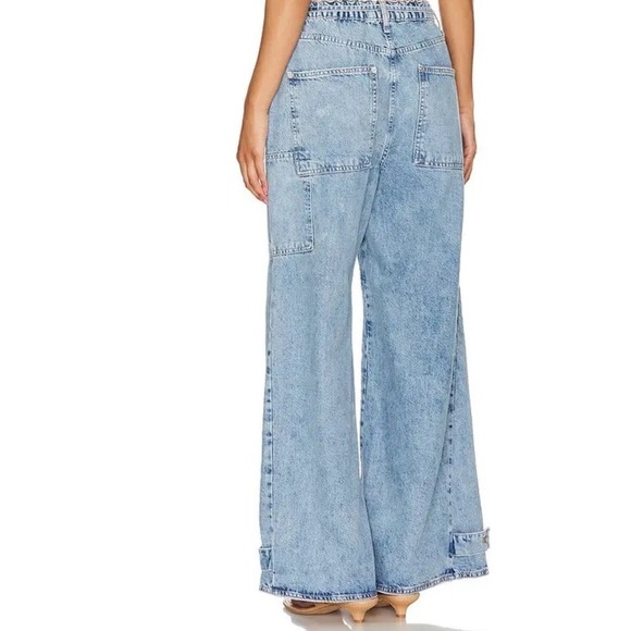 We The Free Curvy Outlaw Wide Leg Pants in‎ Drizzle | NWOT - Picture 7 of 16